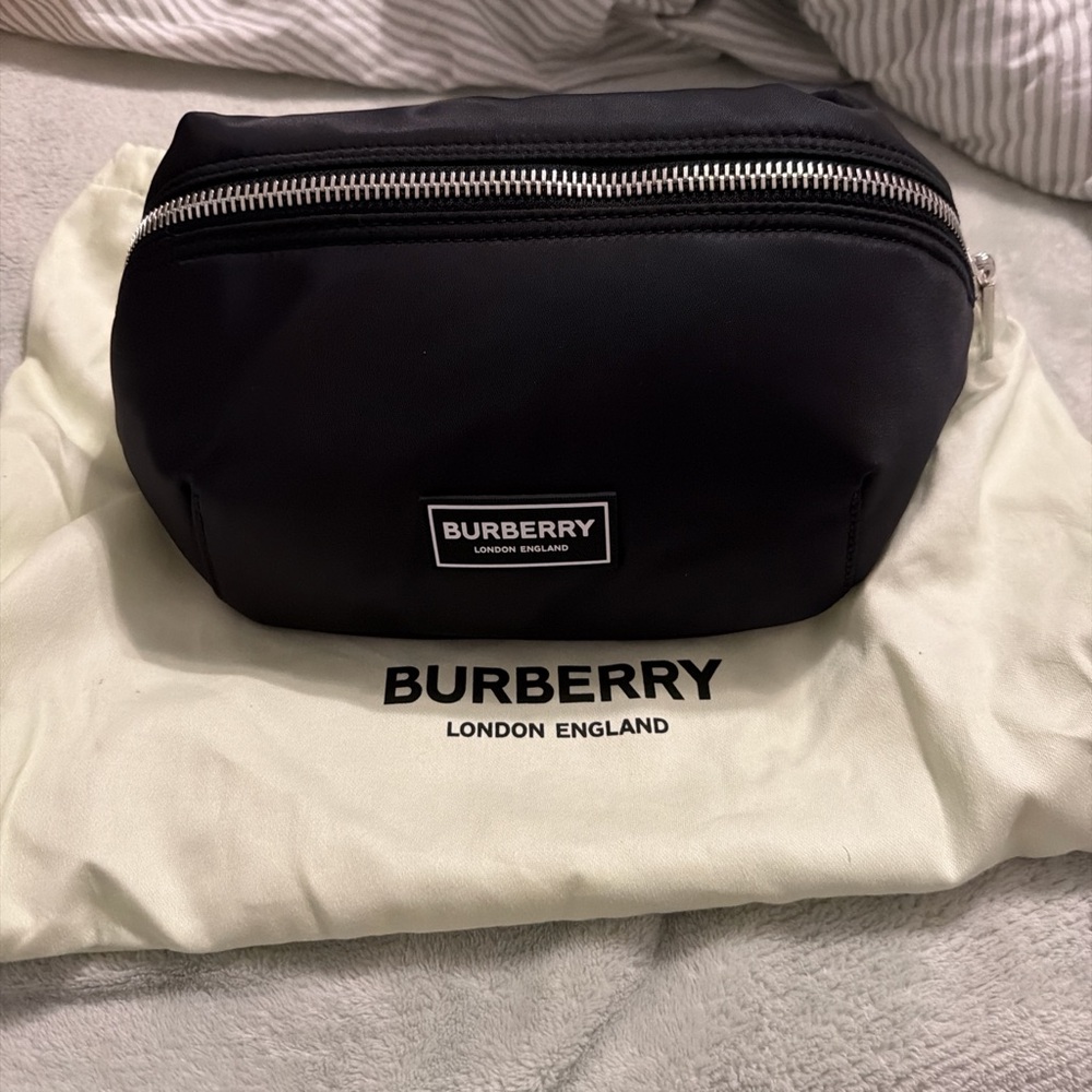 Burberry Black Belt Bag for Men